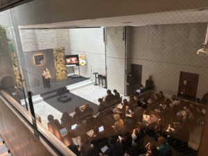 商品発表会の会場（東京・表参道）での開催事例